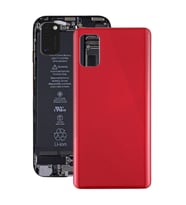 Samsung Galaxy A41 Uyumlu Arka Pil Batarya Kapağı SM-A415F (Kırmızı)