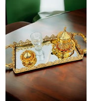 Eternal Damat Kahve Tepsisi (Beyaz)