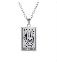 Kişiye Özel 925 Ayar Gümüş The World Kolye (Gümüş)