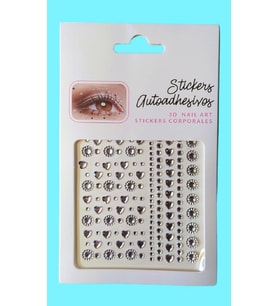 YÜZ ve TIRNAK KRİSTALİ+İNCİLERİ (PARLAK OBJELER) (Sarı)