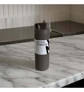 Çift Yalıtımlı Pipetli 550ML Stainless Steel Vakumlu Termos (Vizon)