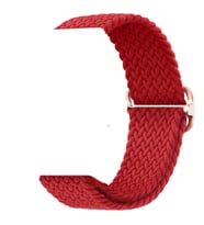 Ally Apple Watch 7-8 45mm 6-5-4 44mm Japon Tokalı Elastik Kayış Kordon 3-2-1 42mm (Kırmızı)