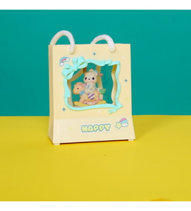 Çanta Model Sanrio Karekterli Işıklı Müzik Kutusu (Sarı)