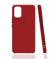 Vivo V21E Kılıf Biye Yumuşak Silikon Case (Kırmızı)