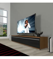 Decoraktiv Eko 140T Mdf Tv Ünitesi Tv Sehpası (Siyah - Ceviz)