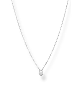 Alya Kolye 1 mikron 18 Ayar Altın Kaplama (925 Ayar Gümüş Üzerine), Zirkonyum (Rodyum)