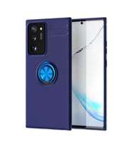 Samsung Galaxy Note 20 Ultra Kılıf Yüzüklü Magnetli Ravel Case (Mavi)