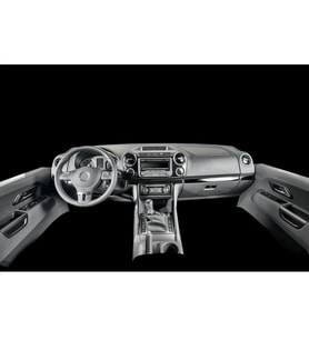 Meriç® Volkswagen Amarok Ön Torpido Kaplama Maun 37 Parça 2011-› (Piano Black)