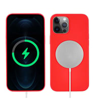 Apple iPhone 13 Pro Kılıf Zore Silksafe Wireless Kılıf (Kırmızı)
