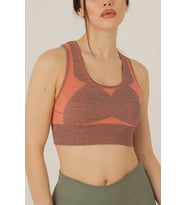 Miofit Seamless Dolgusuz Kadın Spor Sütyeni (Oranj)