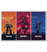 Cakapuzzle Iron Man Üçlemesi  Puzzle Yapboz MDF (Ahşap) (255 Parça)