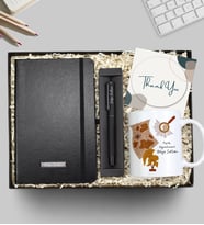 Kişiye Özel Tasarım Kupa & Defter & Mat Roller Kalem Öğretmenler Günü Hediye Seti (Model 2)