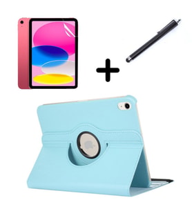 MobaxAksesuar Apple iPad Air 4/5. Nesil 10.9 Kılıf Dönen Tablet Kilifi Ekran Kor (Turkuaz)
