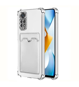 Microsonic Xiaomi Redmi Note 12 Pro 4G Card Slot Shock Kılıf Füme (Renksiz)