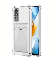 Microsonic Xiaomi Redmi Note 12 Pro 4G Card Slot Shock Kılıf Füme (Renksiz)