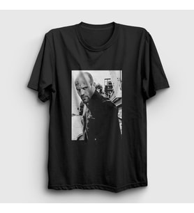 Presmono Unisex Beyaz Crank Jason Statham T-Shirt 396958tt (Siyah)