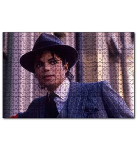 Cakapuzzle Michael Jackson Takım Elbiseli  Puzzle Yapboz MDF (Ahşap) (255 Parça)