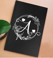 BK Gift Kişiye Özel İsimli Sert Kapaklı Siyah Defter, Arkadaşa Hediye, Yeni İş Hediyesi, Anı Defteri, Doğum Günü Hediyesi-1 (Model 11)