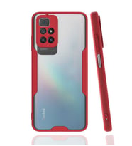 Xiaomi Redmi 10 Kılıf Parfe Kenarları Pastel Renk Silikon Kılıf (Kırmızı)