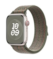Microsonic Apple Watch Series 6 40mm Kordon Terra Sport Loop Yeşil (Koyu Yeşil)