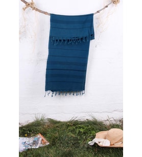 %100 Pamuk 90x180 Taşlanmış Peştemal