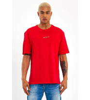 Süperlife Erkek Bisiklet Yaka Standart &Regular Fit SPR21Y27 (Kırmızı)