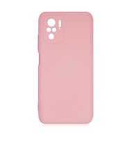 Xiaomi Redmi Note 10S Kılıf Özel Orijinal Lansman Serisi, İçi Kadife, Pürüzsüz Yumuşak ve Mat TPU Silikon (Açık Pembe)