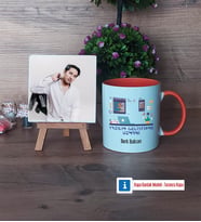 Yazılım Geliştirme Uzmanı Fotoğraflı Dekoratif Taş, Kupa Bardak Beyaz Hediye (Model 13)