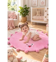 120 Cm Bebek Oyun Halısı (Pembe)