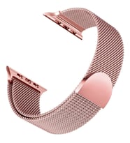 Microsonic Apple Watch Series 10 46mm Kordon Luxe Metal Twist Iridescent (Rose)