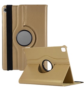 Lenovo Tab M10 TB 328FU 3 Nesil Uyumlu Döner Standlı Tablet Kılıfı (Gold)