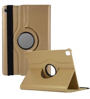 Lenovo Tab M10 TB 328FU 3 Nesil Uyumlu Döner Standlı Tablet Kılıfı (Gold)