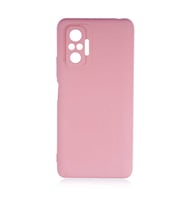 Xiaomi Redmi Note 10 Pro Kılıf Özel Orijinal Lansman Serisi, İçi Kadife, Pürüzsüz Yumuşak ve Mat TPU Silikon (Açık Pembe)