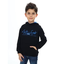 Toontoy Erkek Çocuk Baskılı Sweatshirt (Siyah)