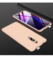 Xiaomi Mi 9T Kılıf Zore Ays Full Koruma Kılıf (Gold)