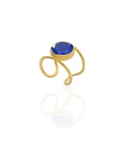 Kadir Jewellery 22 Ayar Altın Kaplama Kadın Zirkon Taşlı Yüzük (Parlement)