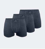 Malabadi 3 Lü Paket Erkek Pamuklu Boxer 3M074 (Antrasit)