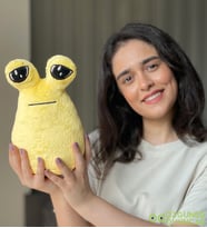Hediye Kutulu Poe 22 Cm Uzaylı Arkadaşım Oyuncak (Sarı)