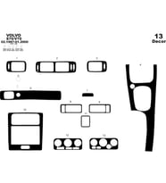 Meriç® Volvo S70 / V70 Ön Torpido Kaplama Maun 13 Parça 1997-1999 (Piano Black)