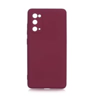 Galaxy S20 FE Kılıf Kamera Korumalı Lansman Silikon (Koyu Mor)
