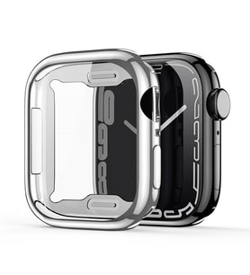 Dux Ducis Samo Series Apple Watch Ultra 49mm için Soft TPU Full Koruma Ultra İnce Silikon Kılıf (Gümüş)