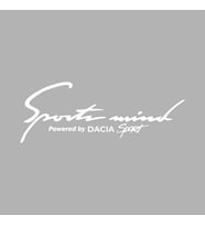 Sports Mind DACIA ESports Sticker siyah 21x10 CM (Beyaz)