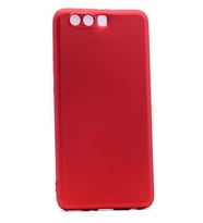 Huawei P10 Plus Kılıf Soft Mat Premier Case (Kırmızı)
