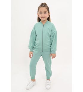 Toontoy Kız Çocuk Eşofman Takım (Yeşil)
