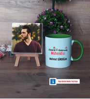 Elektrik Elektronik Mühendisi Fotoğraflı Dekoratif Taş, Kupa Bardak Beyaz Hediye (Model 14)