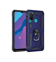 Mopal Huawei Y6P 2019 ve Honor 9A İçin 6,3 İnç Yüzüklü Standlı Kılıf (Mor)