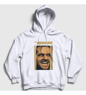 Presmono Unisex Beyaz Cover Film The Shining Kapüşonlu Sweatshirt 254250tt (Beyaz)