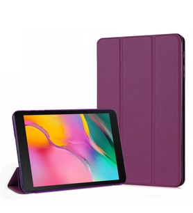 Microsonic Samsung Galaxy Tab A 8'' T290 Smart Case ve arka Kılıf (Mor)