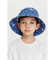 Benittokids Erkek Çocuk Desenli Bucket Şapka 7007 (Lacivert)