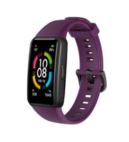 Huawei Band 6 Zore KRD-47 Silikon Kordon (Mürdüm)